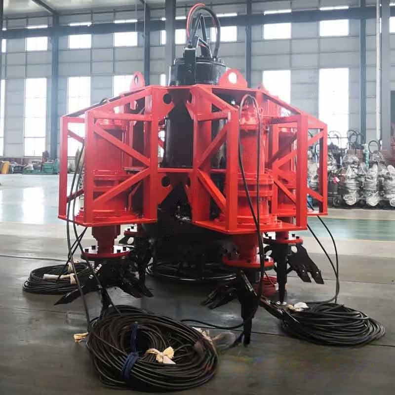 Bomba eléctrica sumergible de arena dragada con cabezales cortadores - 4