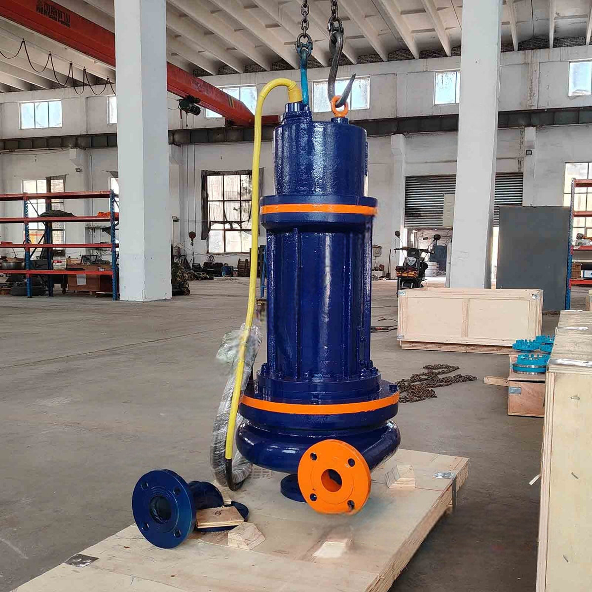 Bomba sumergible de lodos con impulsor vórtex para transferencia de carbón - 4