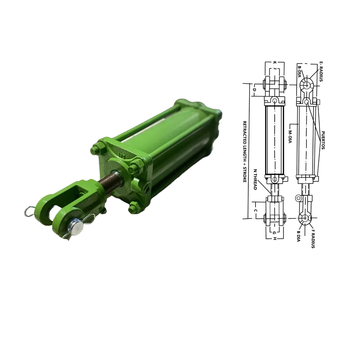 Cilindro Hidráulico para Rastra
