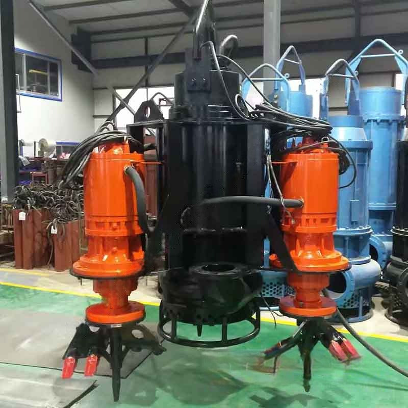 Bomba sumergible de lodos con agitador serie TJQ - 2