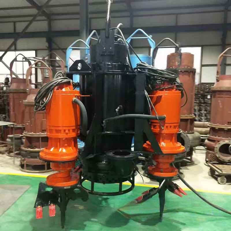 Bomba sumergible de lodos con agitador serie TJQ - 3