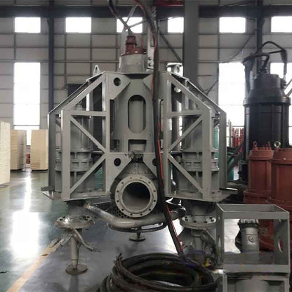 Bomba eléctrica sumergible para dragado de limo, arena y arcilla con anillo de chorro o cortador - 4