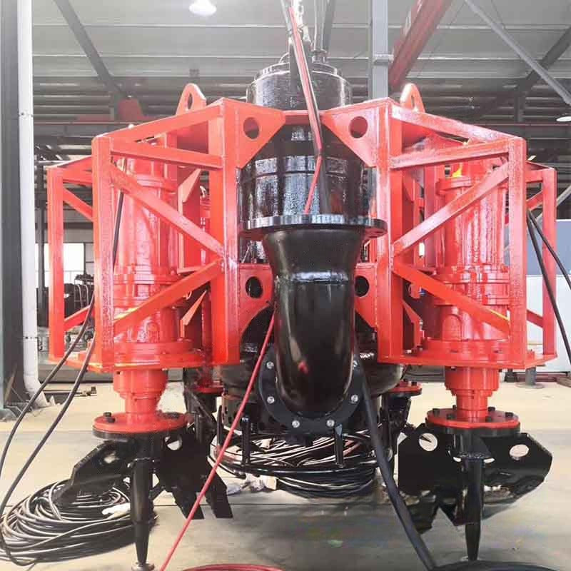 Bomba eléctrica sumergible de arena dragada con cabezales cortadores - 2