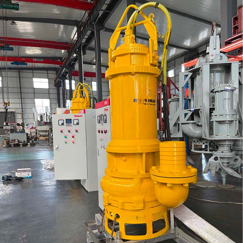 Bomba sumergible de arena con agitador y tablero de arranque suave - 2