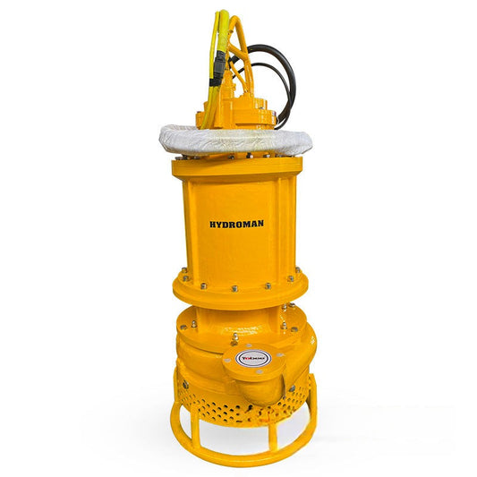 Bomba sumergible para descarga de arena de barcaza en rellenos Hydroman