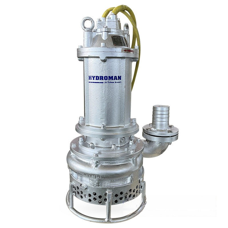 Bomba sumergible de lodos y arena de 4 kW con agitador Hydroman