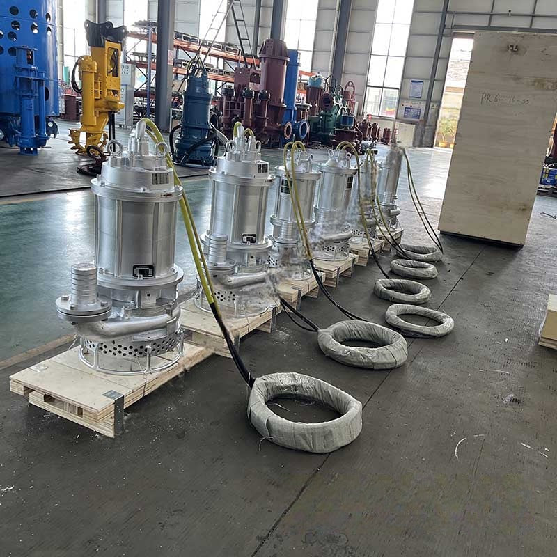 Bomba sumergible de lodos y arena de 4 kW con agitador - 2