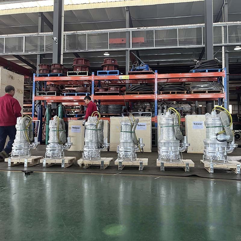 Bomba sumergible de lodos y arena de 4 kW con agitador - 3