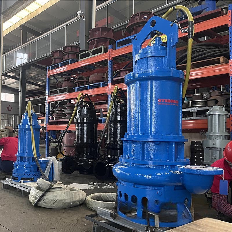 Bomba eléctrica sumergible para dragado de arcilla en minería - 4