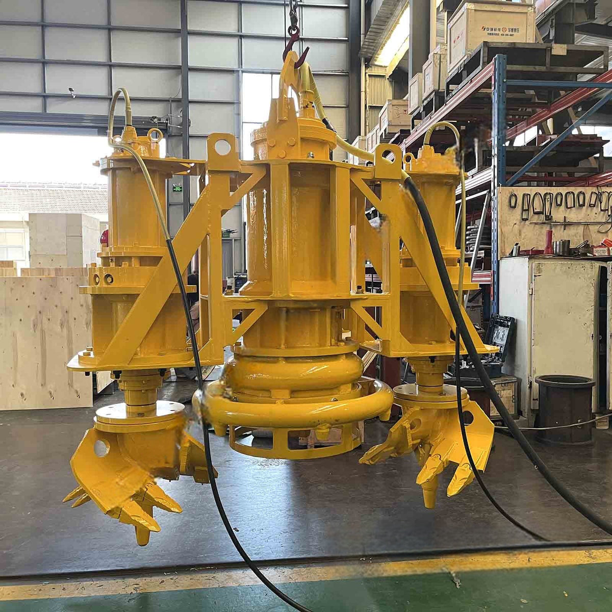 Bomba eléctrica sumergible de lodos con agitadores para arena, sedimentos y barro - 4