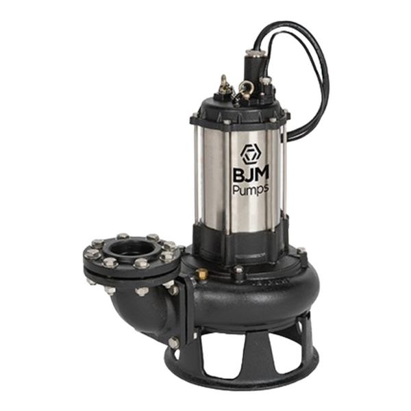 Electrobomba Sumergible - Serie SKGF -Trifásica - Trituradora dual - 93°- 5HP - 410GPM - BJM Pumps - XECAR