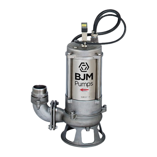 Electrobomba Sumergible - Serie SX -Trifásica- 4"- 10HP - Anticorrosión - 590GPM - BJM Pumps - XECAR