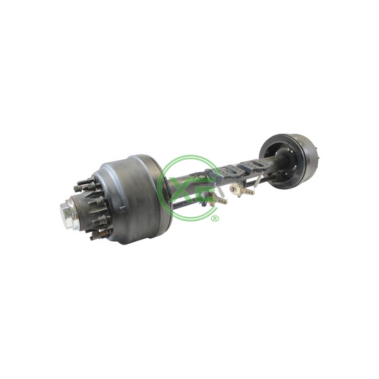 Eje TROCHA  ANCHA - REDONDO Completo - Diam. 5" - XECAR